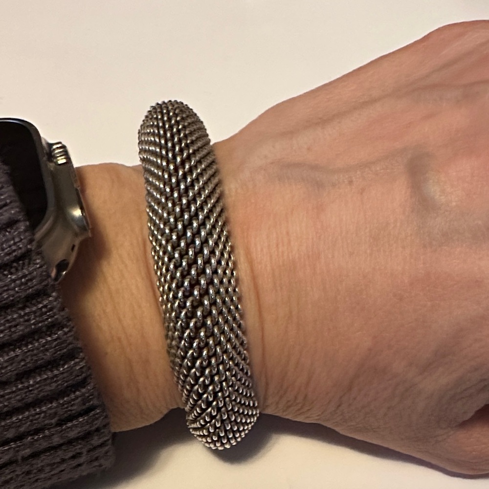 Silver Mesh Bracelet for Women